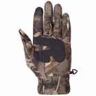 Тактичні рукавички текстильні, багатоцільові рукавички, для полювання та риболовлі рукавички спінінгіста Розмір L Камуфляж BC-9242 - зображення 4