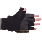 Перчатки-варежки тактические перчатки с откидными пальцами, перчатки многоцелевые, для охоты и рыбалки перчатки спиннингиста Размер L BC-9243 - изображение 7