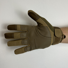 Тактические перчатки с пальцами Gloves FF 2 койот M - изображение 9