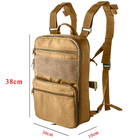 Тактический рюкзак на 15л BPT1-15 койот - изображение 3