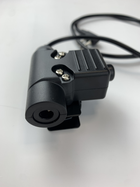 PTT тангента адаптер перехідник до активних навушників для рації Baofeng Kenwood - зображення 11