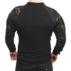 Рубашка убокс Pave Hawk PLY-11 Camouflage Black 2XL мужская с карманами на рукавах - изображение 3