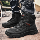 Ботинки Lesko GZ706 р.43 Black мужская для тренировок на протекторах - изображение 7