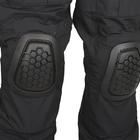 Тактичні захисні наколінники налокітники Han-Wild GEN2 Black набір для захисту суглобів для тактичного одягу - зображення 2