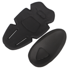 Тактичні захисні наколінники налокітники Han-Wild GEN2 Black набір для захисту суглобів для тактичного одягу - зображення 3
