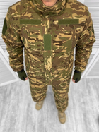 Тактическая зимняя теплая военная форма комплект костюм ( Китель + Штаны ), Камуфляж: Мультикам, Размер: M - изображение 2