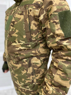 Тактическая зимняя теплая военная форма комплект костюм ( Китель + Штаны ), Камуфляж: Мультикам, Размер: S - изображение 4