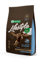 Сухой беззерновой корм для собак Nature's Protection Lifestyle Grain Free White Fish Adult All Breeds с белой рыбой