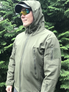 Куртка тактична Tactical Pro непромокальна чоловіча Soft Shell XXXL Олива (352154424) - зображення 12