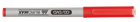 Маркер Buromax CD/DVD JOBMAX , 0.6мм, водостійкий червоний (BM.8701-05)