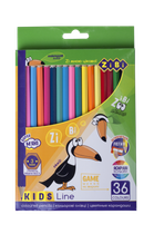 Кольорові олівці, 36 кольорів, KIDS Line ZB.2417