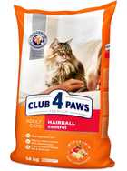 Сухой корм Club 4 Premium Hairball Control
