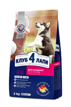 Сухой корм Клуб 4 лапы для щенков с высоким содержанием курицы