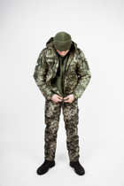 Тактическая военная куртка Бушлат зимний SoftShell Пиксель ВСУ 46 размер Козак - изображение 2