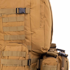Рюкзак тактичний з підсумками, рейдовий військовий SP-Sport ZK-5504 55л Хакі - зображення 7