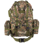 Рюкзак тактический с подсумками, рейдовый военный SP-Sport ZK-5504 55л камуфляж Marpat - изображение 3