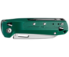 Складной нож мультиинструмент Leatherman 832894 Free K2 Evergreen 8 функций 115 мм зеленый - изображение 3