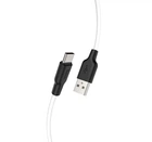 Кабель HOCO Type-C to USB Silicone X21 Plus |1м 3A| black-white
