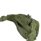 Сумка тактическая военная на пояс Camo Military Gear Kangoo 3 л оливковый - изображение 10