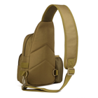 Тактическая военная сумка рюкзак EDC однолямочный Protector Plus X216 Coyote - изображение 4