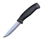 Ніж з чохлом Morakniv Companion Anthracite, stainless steel 13165 Sandvik 12C27, 219 мм, Black - зображення 1