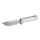 Нож складной карманный с фиксацией Frame lock Firebird FH12-SS Silver 205 мм - изображение 2
