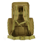Рюкзак тактический военный Protector plus S408 70л штурмовой с системой Molle coyote brown - изображение 3