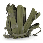 Тактический штурмовой военный рюкзак B02 25л оливковый - изображение 3
