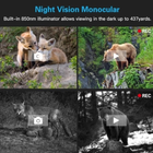 Бинокль ночного видения NV400B Night Vision 8139 черный - изображение 8