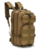 Тактический штурмовой военный рюкзак B02 25л песок - изображение 1