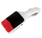 Трансмітер FM модулятор CM I18 SD/Usb білий