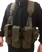 Жилет розвантажувальний військовий Ремінно-плечова система Tactical vest оливковий - зображення 1