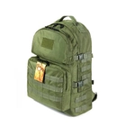 Тактический походный крепкий рюкзак 40 литров олива 5.15.b - изображение 1
