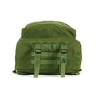 Тактичний похідний міцний рюкзак 40 літрів олива 5.15.b - зображення 5