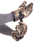 Камуфляжні тактичні рукавички на хутрі теплі зимові, рукавички багатоцільові, для полювання та риболовлі рукавички спінінгіста Розмір L BC-9222 - зображення 7