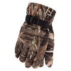 Камуфляжні тактичні рукавички на хутрі теплі зимові, рукавички багатоцільові, для полювання та риболовлі рукавички спінінгіста Розмір L BC-9222 - зображення 12