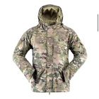 Куртка военная тактическая на флисе YAKEDA SoftShell 2XL Multicam (YAM2888979-3) - изображение 1