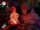 3D ночник "Ра" (УВЕЛИЧЕННОЕ ИЗОБРАЖЕНИЕ) подарочная упаковка + 16 цветов + пульт ДУ + сетевой адаптер&nbsp;+ батарейки (3ААА) &nbsp;3DTOYSLAMP