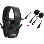 Активні навушники для стрільби з кріпленням на шолом Howard Impact Sport Black (12588kr) - зображення 1