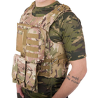 Разгрузочный жилет универсальный, разгрузка тактическая на 4 кармана Military Rangers ZK-5516 камуфляж - изображение 5