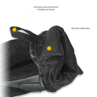 Тактичні шкіряні зимові рукавички на флісовій підкладці GlovesUA мод.312-б Чорний 10 - зображення 5