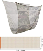 Камуфляжна сітка-шарф LOOGU з тактичної сітчастої сітки для військових зелений - зображення 4