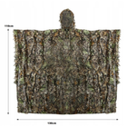 Охотничья накидка камуфляжный плащ пончо для охоты (кикимора, маскировка) Снайперский костюм - изображение 4