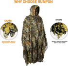 Охотничья накидка камуфляжный плащ пончо для охоты (кикимора, маскировка) Снайперский костюм - изображение 5