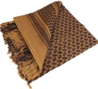 Платок шарф арафатка, шемаг, куфия 110см - Black/Khaki Primo хаки - зображення 6