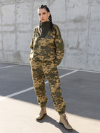 Женский Теплый костюм ZF в стиле милитари камуфляж L 13595 - изображение 1