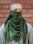 Шемаг военный оливково-черный пиксели тактический шарф куфия 110х110 см - изображение 2