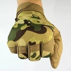 Рукавички чоловічі тактичні Tactical Gloves військові мультикам розмір XL - зображення 5