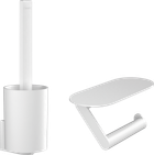 Комплект аксесуарів Hansgrohe WallStoris 2в1 Matt White 27969700