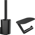 Комплект аксессуаров Hansgrohe WallStoris 2в1 Matt Black 27969670